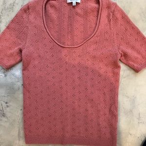 Knit shot-sleeve top (Madewell)